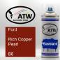 Preview: Ford, Rich Copper Pearl, B6: 400ml Sprühdose, von ATW Autoteile West.